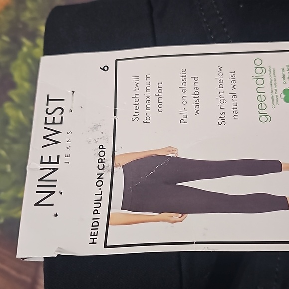 Nine West Heidi Pull-on Crop Pants Size 6 New - Picture 6 of 6